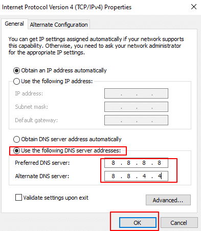 How to fix a DNS_PROBE_FINISHED_ NXDOMAIN error