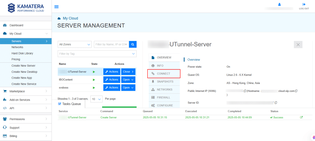 Server management