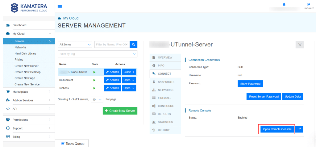 Server management