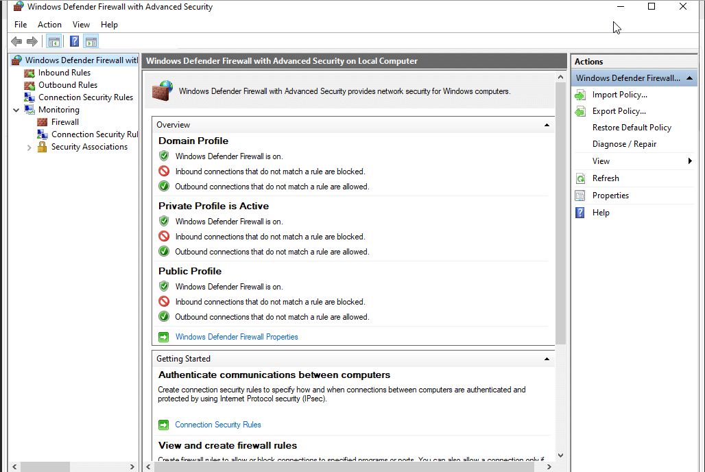 How to Create a Firewall on a Windows Server | Kamatera
