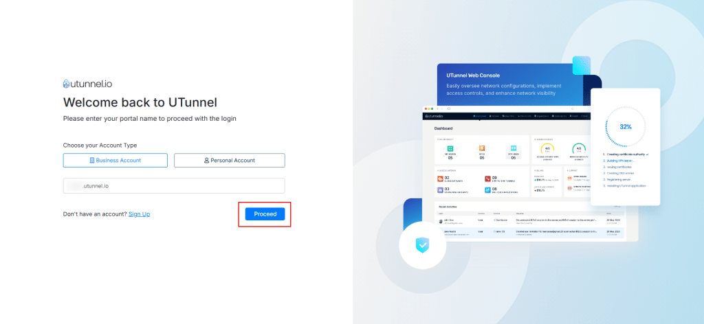 utunnel.io intro