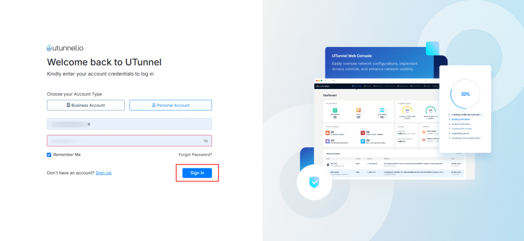 utunnel.io intro