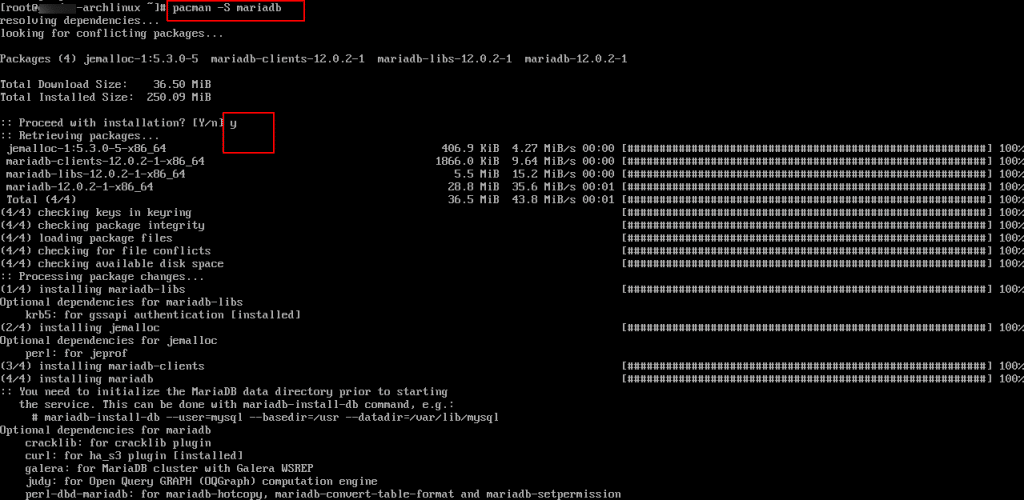 How to install Arch Linux on a Kamatera server