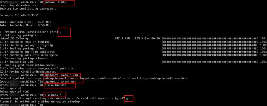 How to install Arch Linux on a Kamatera server