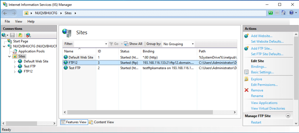 Using FTP for File Transfers to Kamatera Servers