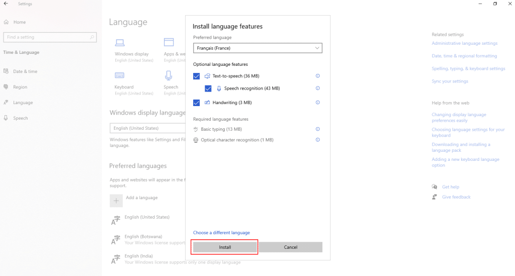 Perfferd Language How to Change a Windows Operating System Language | Kamatera