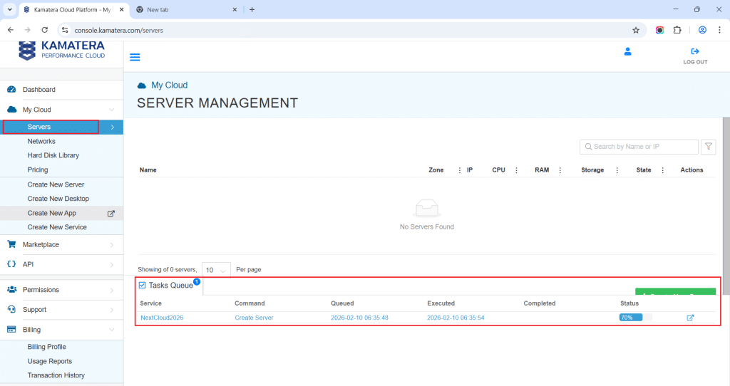 How to Deploy NextCloud on Kamatera