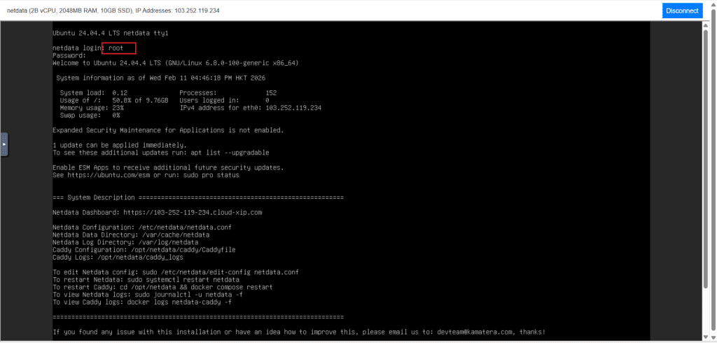 Install Netdata for Real-Time Monitoring