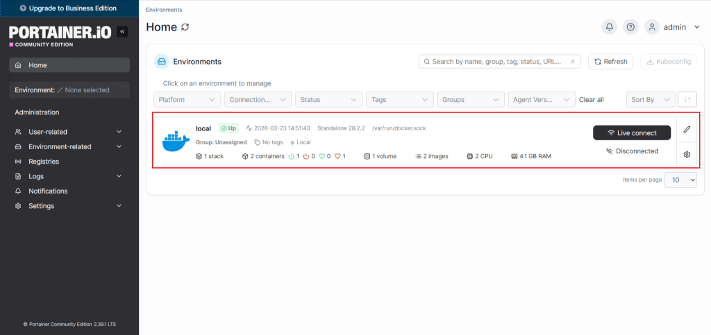 How to deploy Portainer on Kamatera