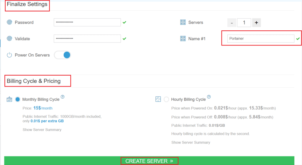 How to deploy Portainer on Kamatera