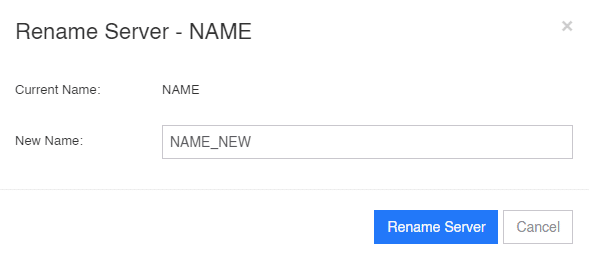 Rename Server