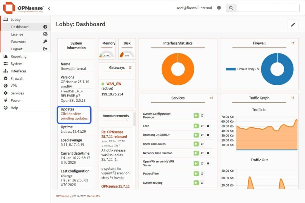Integrating an OPNsense Firewall With Kamatera Cloud