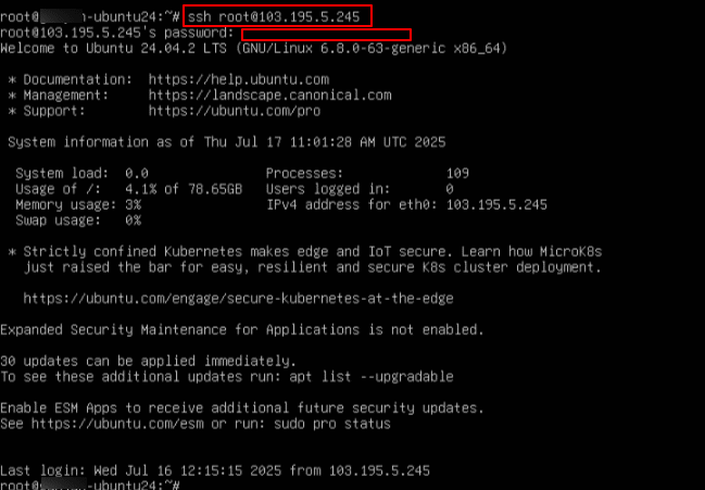 How to get your server back online