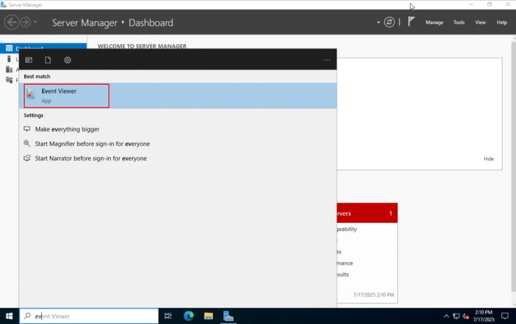 How to get your server back online